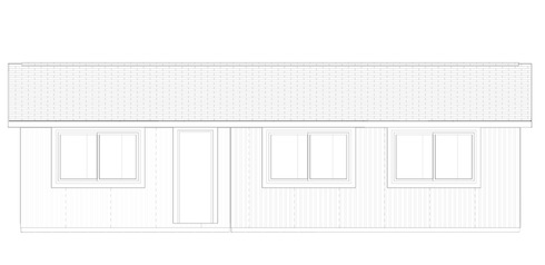 casa panel ranurado