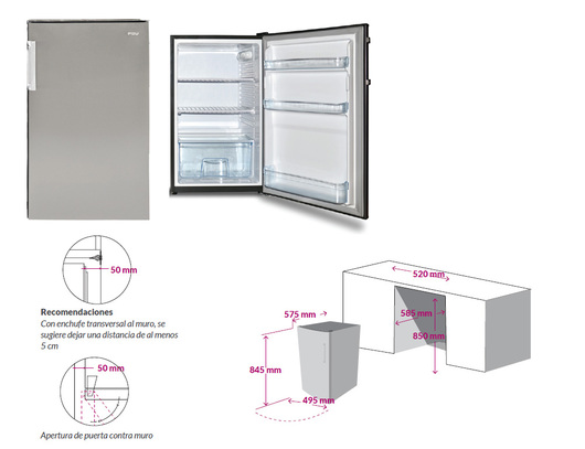 Refrigerador y freezer FDV Undermount (cod. 11217-11216)