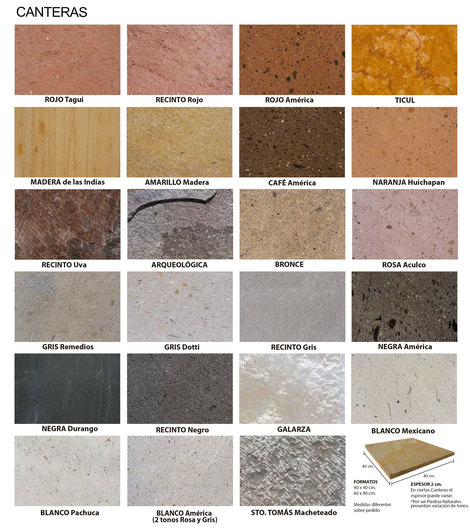 Acabados de Canteras y Cintillas de MACERE México