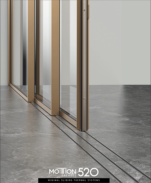 Motion 520 Minimal Sliding System – Floor Finish
