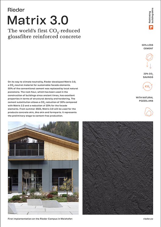 Cement Reduced Matrix 3.0 - Rieder