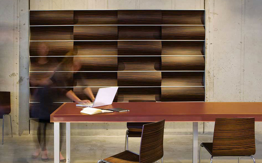 Galeria de Revestimientos Interiores 3form - Wave Wall - 3