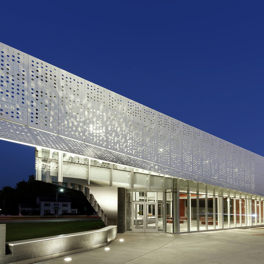 Encaved Panel Perforated & Engraved Panels from Swisspearl