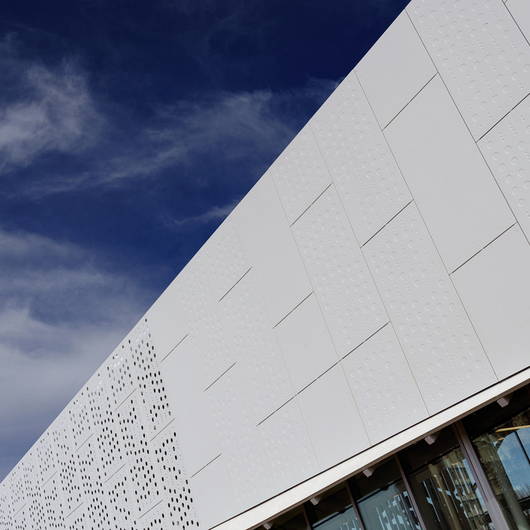 Encaved Panel Perforated & Engraved Panels from Swisspearl