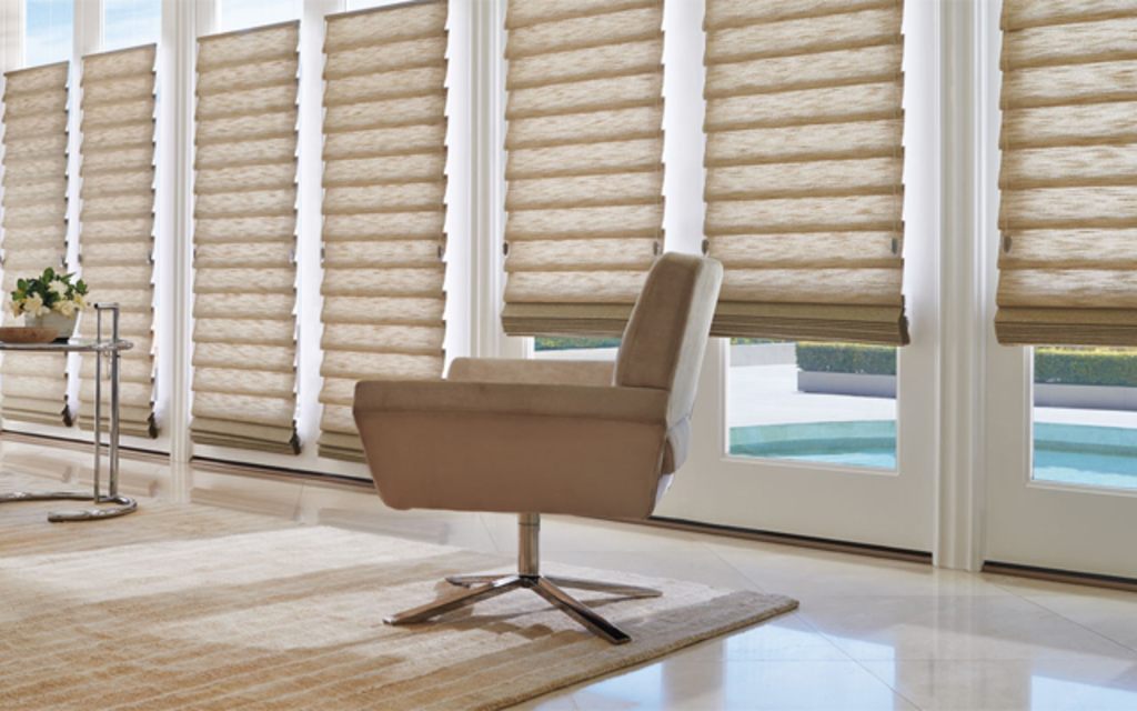 Vignette Modern Roman Shades From Hunter Douglas Architectural Vignette Modern Roman Shades