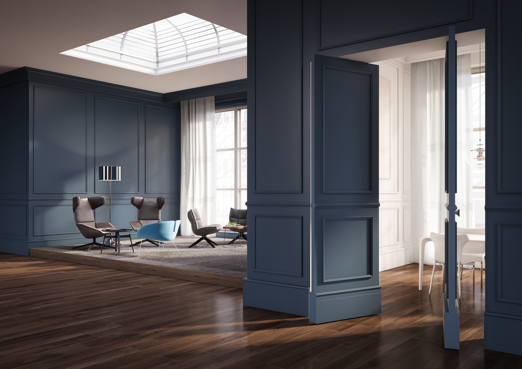 Linvisibile Vertical Pivot Door Brezza From Linvisibile