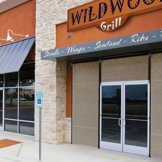 Exterior FlexShade® Roller Shade from Draper