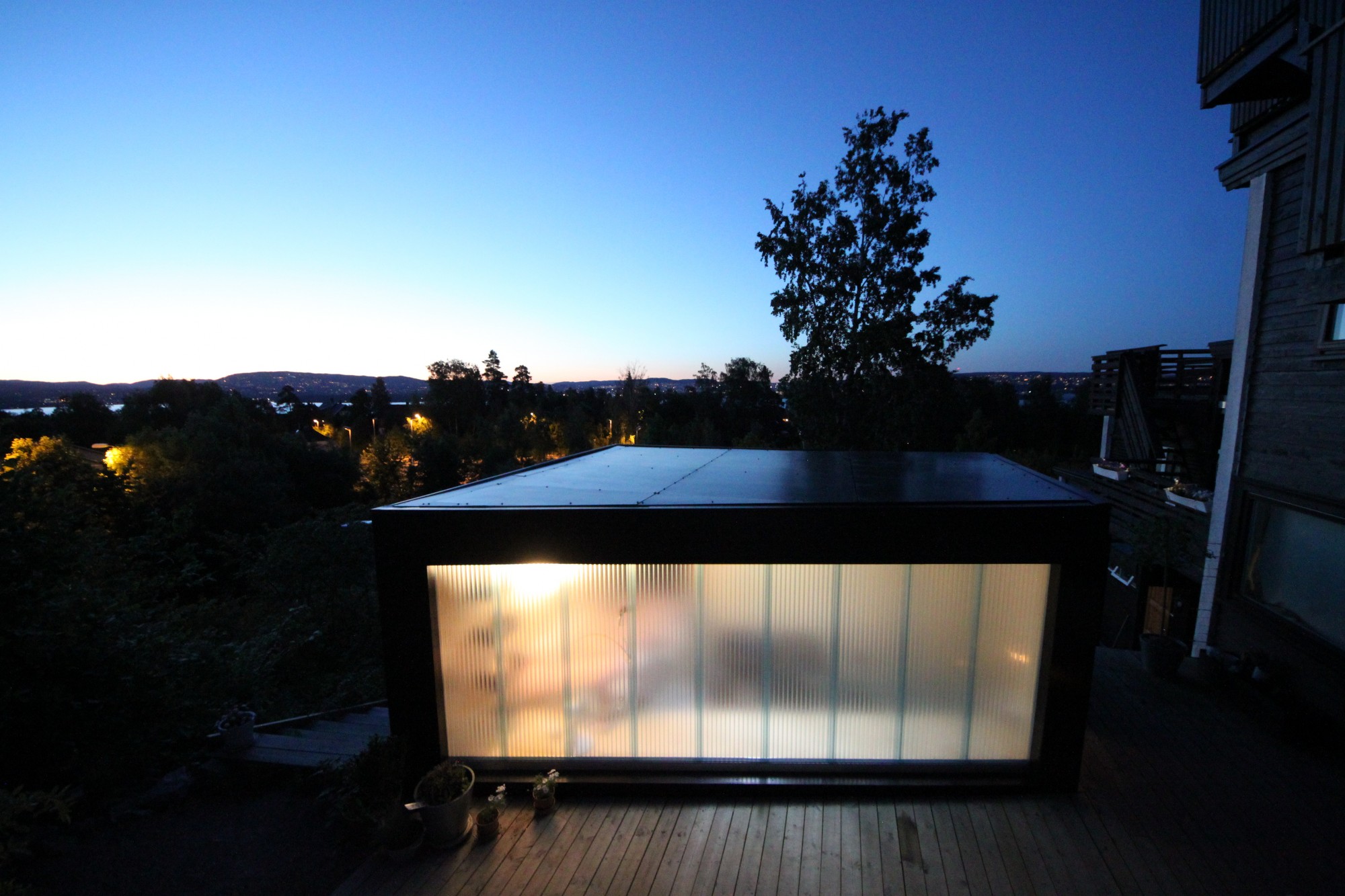Gallery of Translucent panels in Outdoor Light Studio - 3