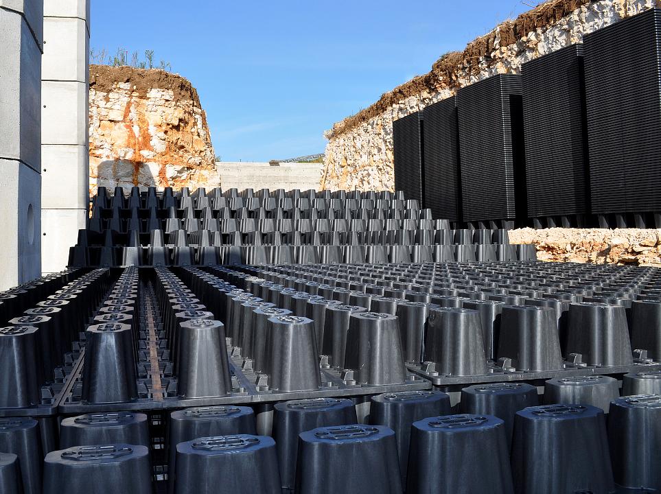 Modular Water Draining System Drainpanel Geoplast