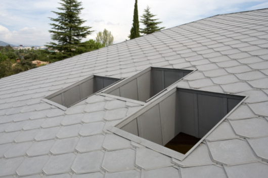 VMZ Adeka panel in QUARTZ-ZINC