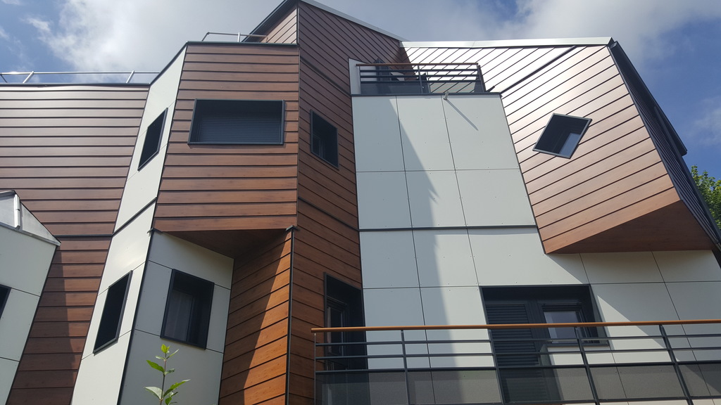 Scaleo Rainscreen Cladding System from FunderMax Scaleo Rainscreen Cladding System from FunderMax