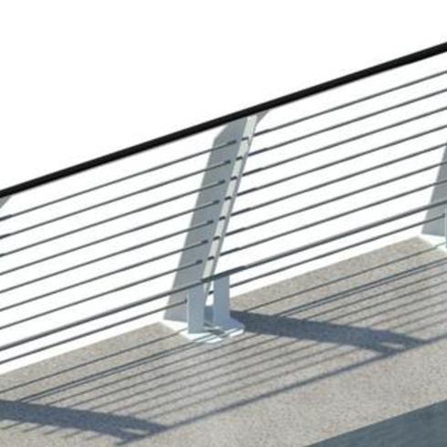 Galeria de Barras y Perfiles de acero reciclado para Barandillas Urbana