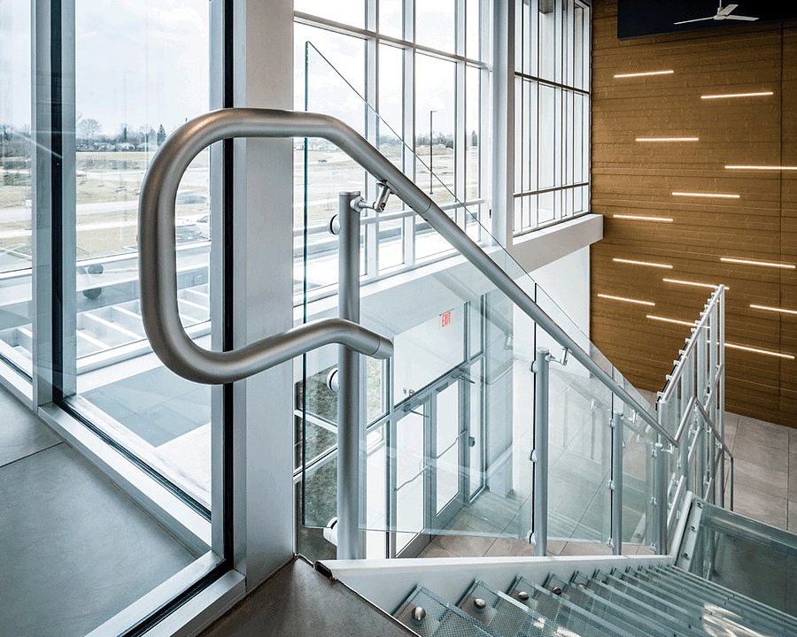 Hollaender Railing System Interna-Rail® KLEAR Aluminum Railing from Hollaender