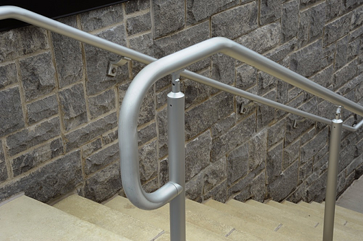 AL Post/Wall Mount Handrail | Hollaender