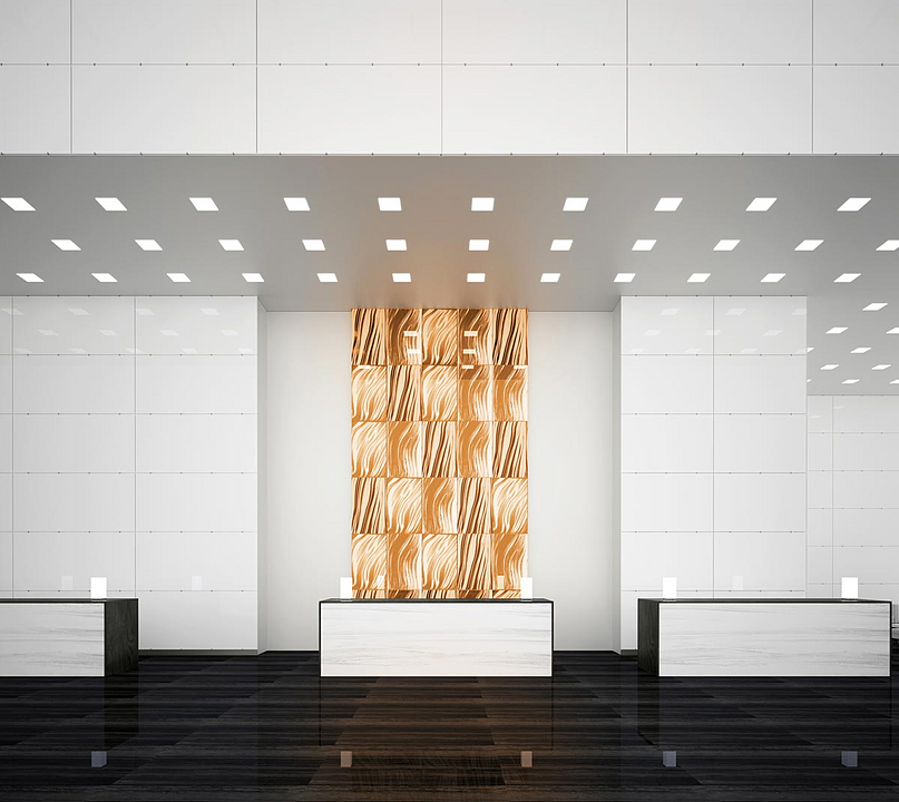 Turnkey System For Back Lit Opaque Interior Glass Walls
