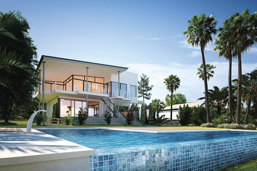 Mosaicos Serie Aqua Style - Onix color Penta Arrecife Blue