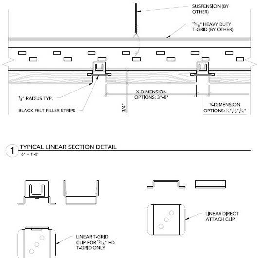 Lineal Cladding Ceiling and Wall Cladding - Linear from ASI Architectural