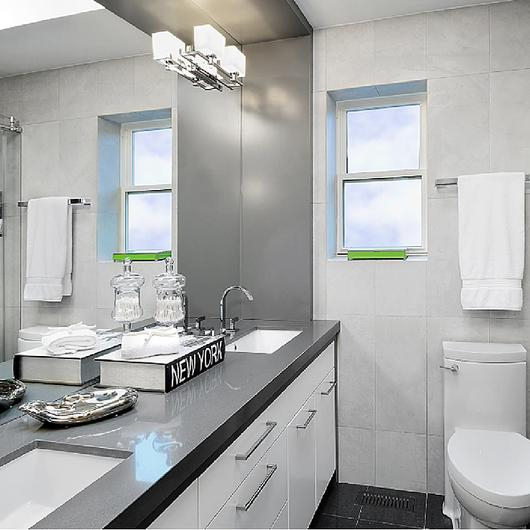 Galeria de Superficies de cuarzo para baños - 15