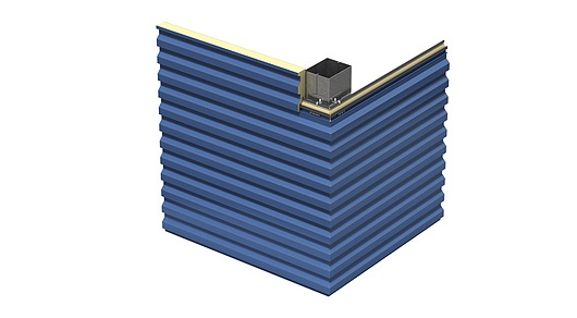 Designwall R-Series Transverse Bent Corner