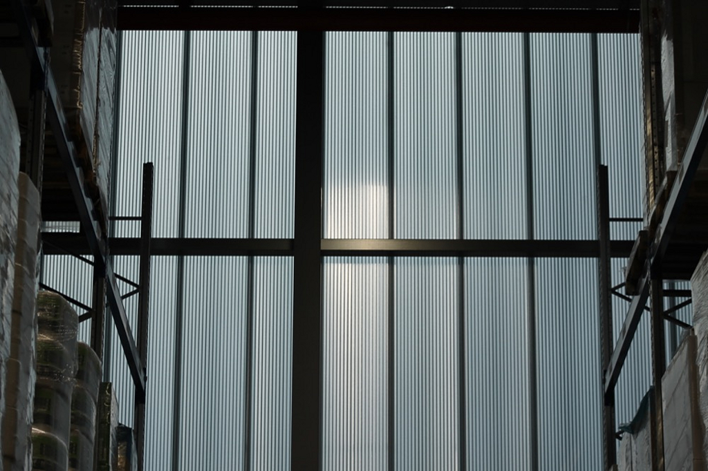 Translucent Facade in Gude GmbH Warehouse