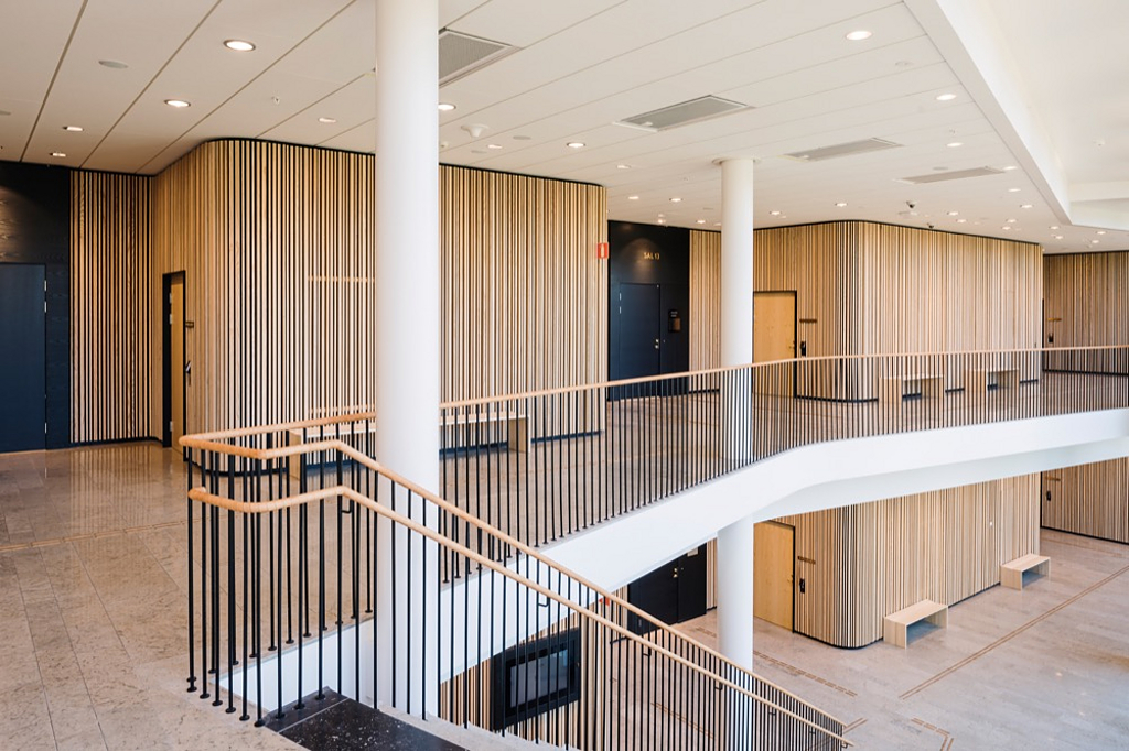 Wood Cladding Linear Module From Gustafs