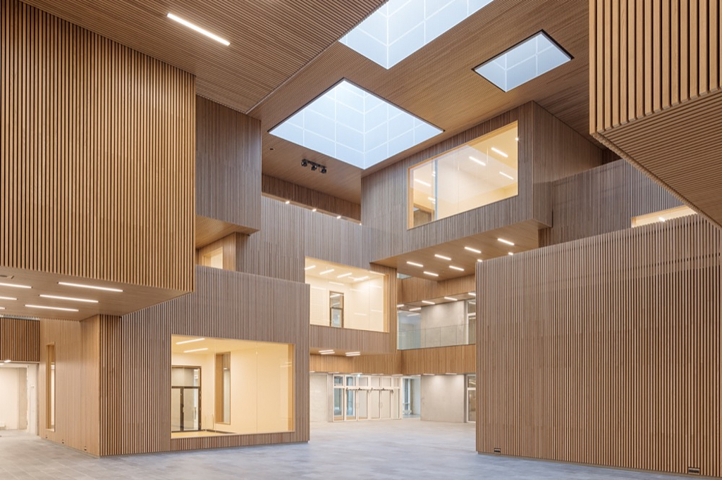 Wood Cladding Linear Rib From Gustafs
