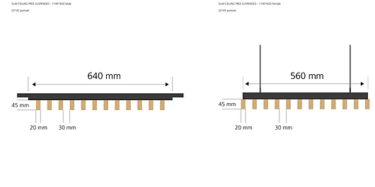 Module Free Suspension - Portrait 20x45 | Gustafs