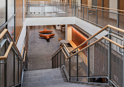 Wire Mesh in Interior Railings | Banker Wire