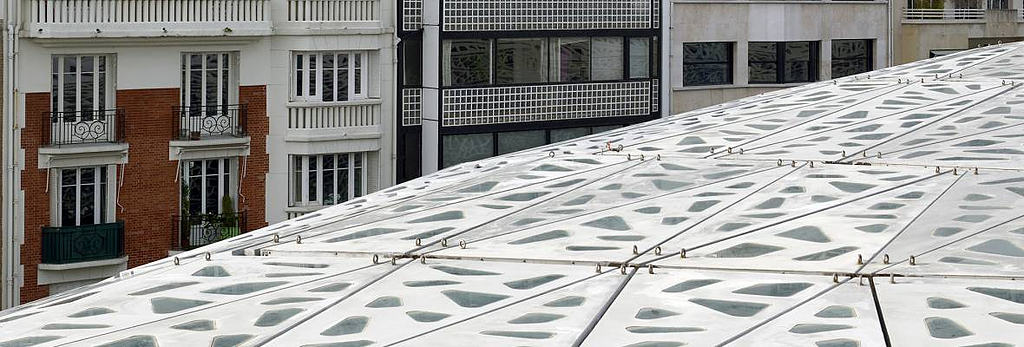 Uhpc Cladding UHPC panels on Jean Bouin Stadium from Ductal®