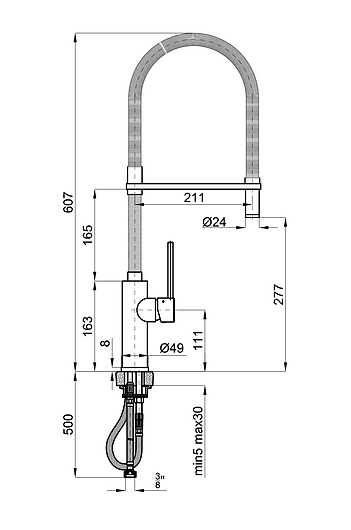 Griferías de cocina de Porcelanosa Grupo