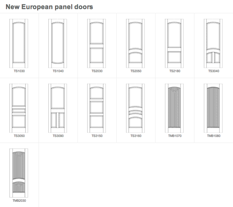Gallery Of Wooden Doors New European Collection 4