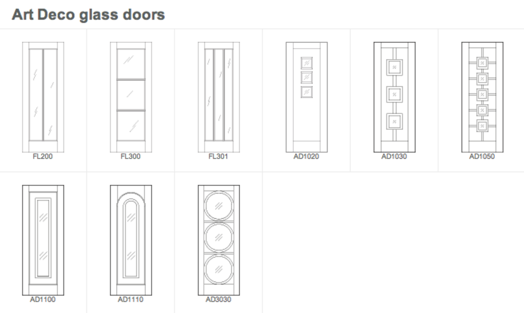 Gallery Of Wooden Doors Art Deco Collection 3