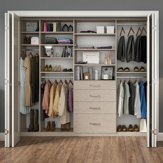 Closet de pared de California Closets