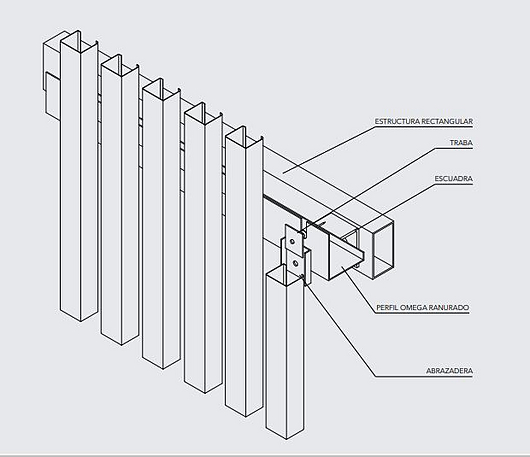 Cortasol lineal tipo B | Hunter Douglas