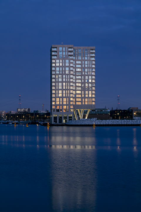 Steltloper Ertskade Alusion Aluminum Foam Facade From Cymat Steltloper Ertskade Alusion Aluminum Foam Facade From Cymat