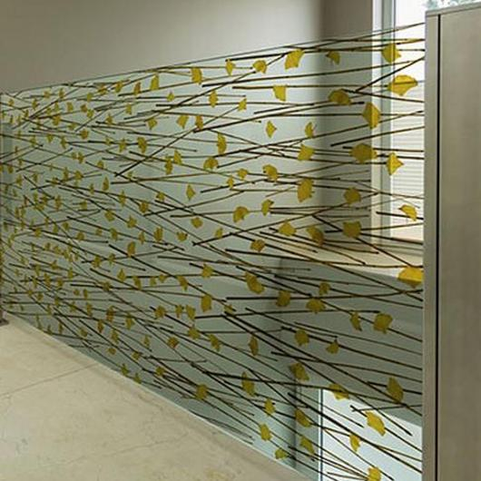 Gallery of Clear Wall Panels with Custom Graphic Fusion 4