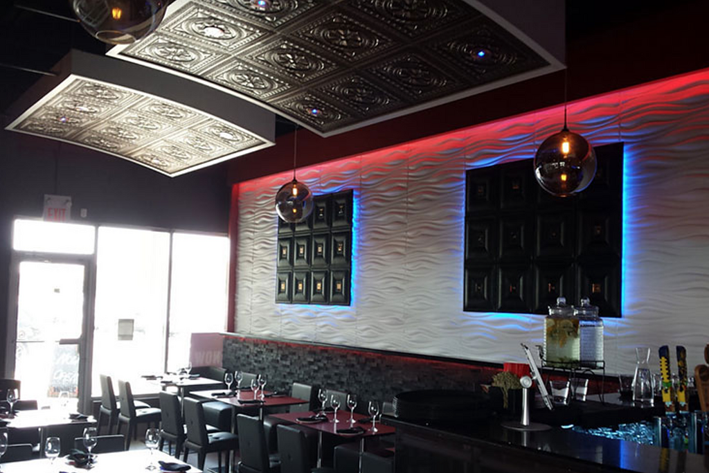 3d Wall Panels Bamboo Pulp Decorative Ceiling Tiles