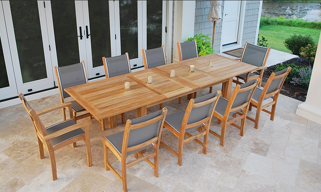 Mobiliario exterior de maderas tropicales de Atmósferas