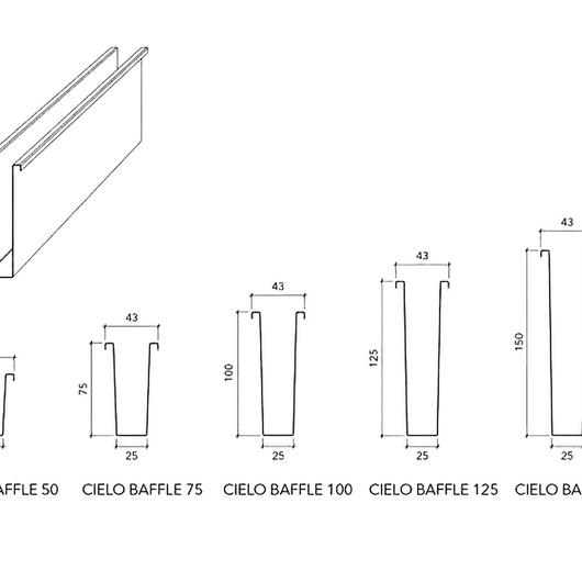 Forros Metálicos Baffle Hunter Douglas Brasil