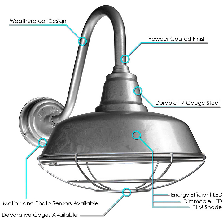 Gallery Of Lighting Goodyear Led Barn Light 8