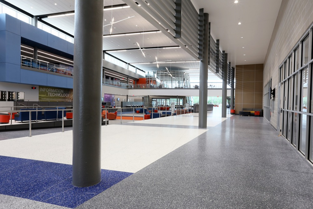 Terrazzo In Alief Isd Career Center From Terrazzo Marble