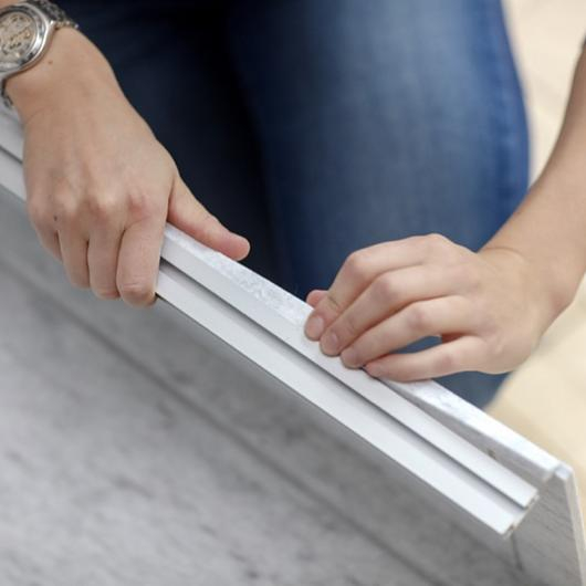 Acoustic Ceilings HeartFelt® Baffle Ceiling System from Hunter