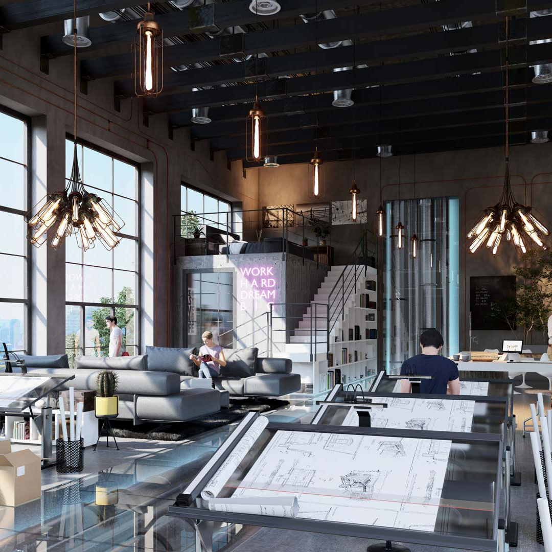 Revit Architecture Interior Rendering