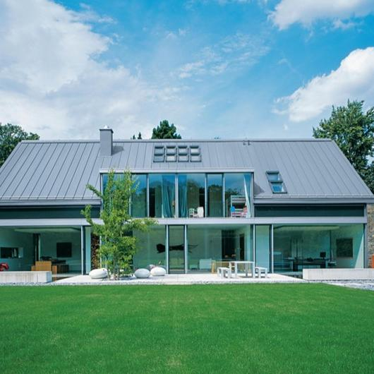 Zinc Roof Systems Angled Standing Seam from RHEINZINK