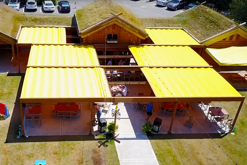 Outdoor Roofs Attached Structure Al Johnson S Stabbur Beer