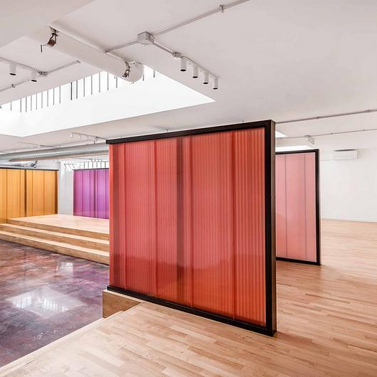 Including Translucent Panels Translucent Panels for Interiors - LBE from Rodeca