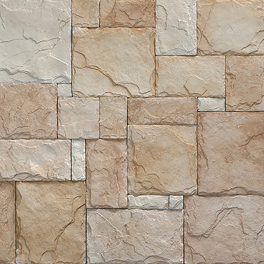 Revestimiento de piedra - Modelo Castillo Europeo Beige de Metaldesign