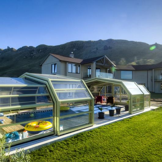Retractable Pool Enclosures AquaSun from Libart