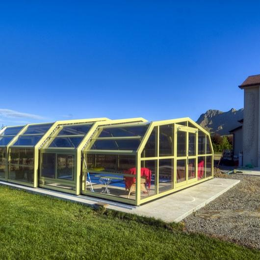 Retractable Pool Enclosures AquaSun from Libart