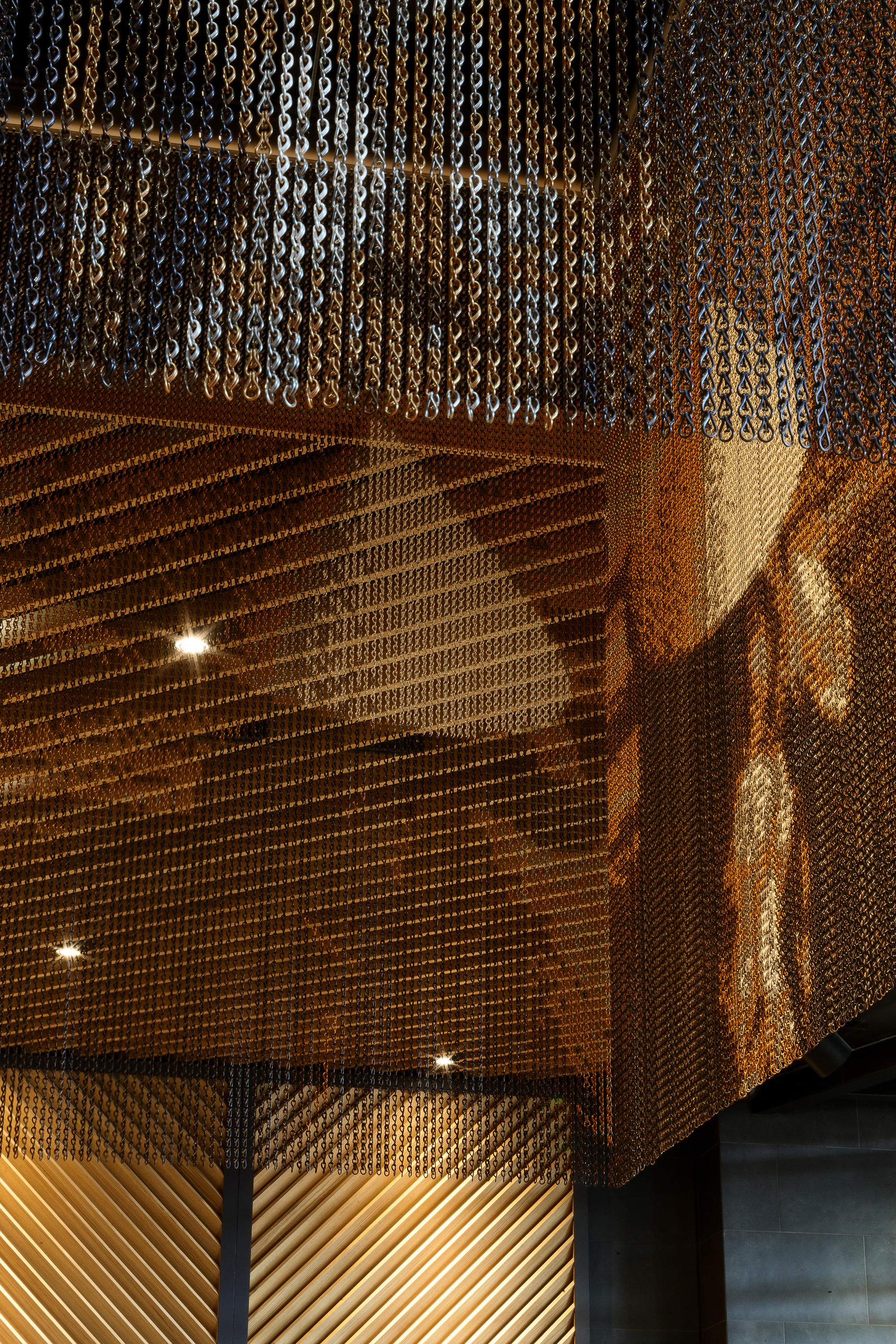 Gallery of Metal Fabric Ceilings - Concentric - 6